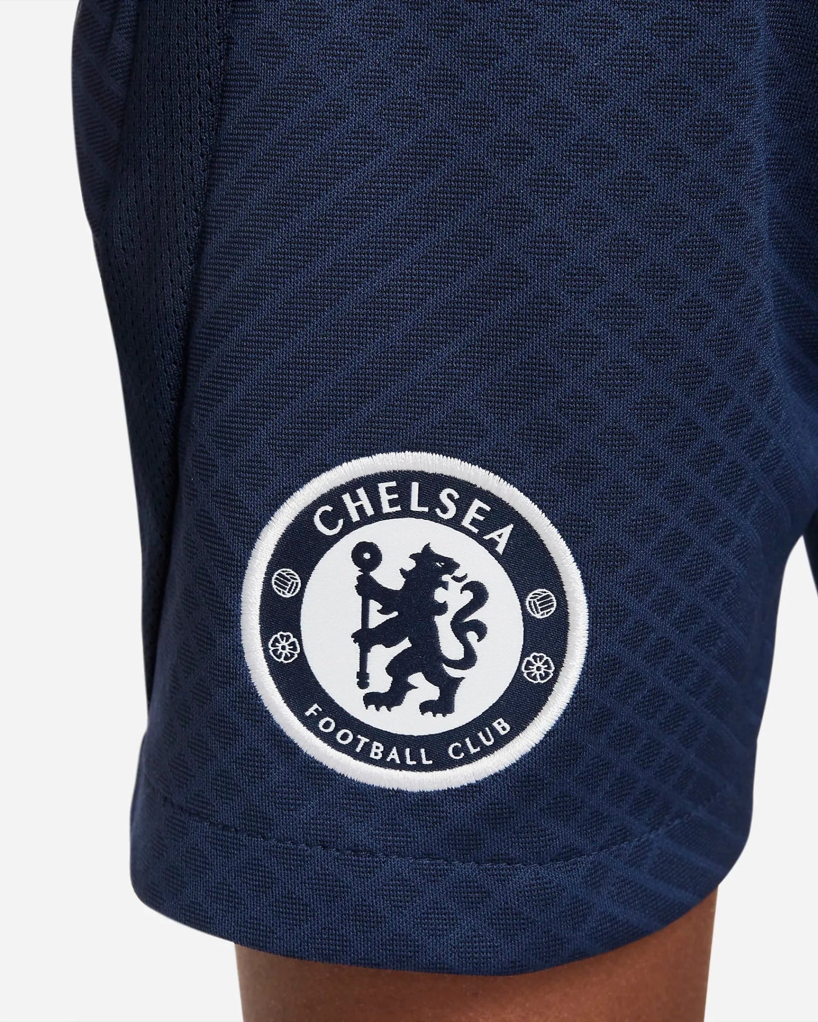 Nike 2022-23 Chelsea Youth Strike Shorts - College Navy-White - Image 6