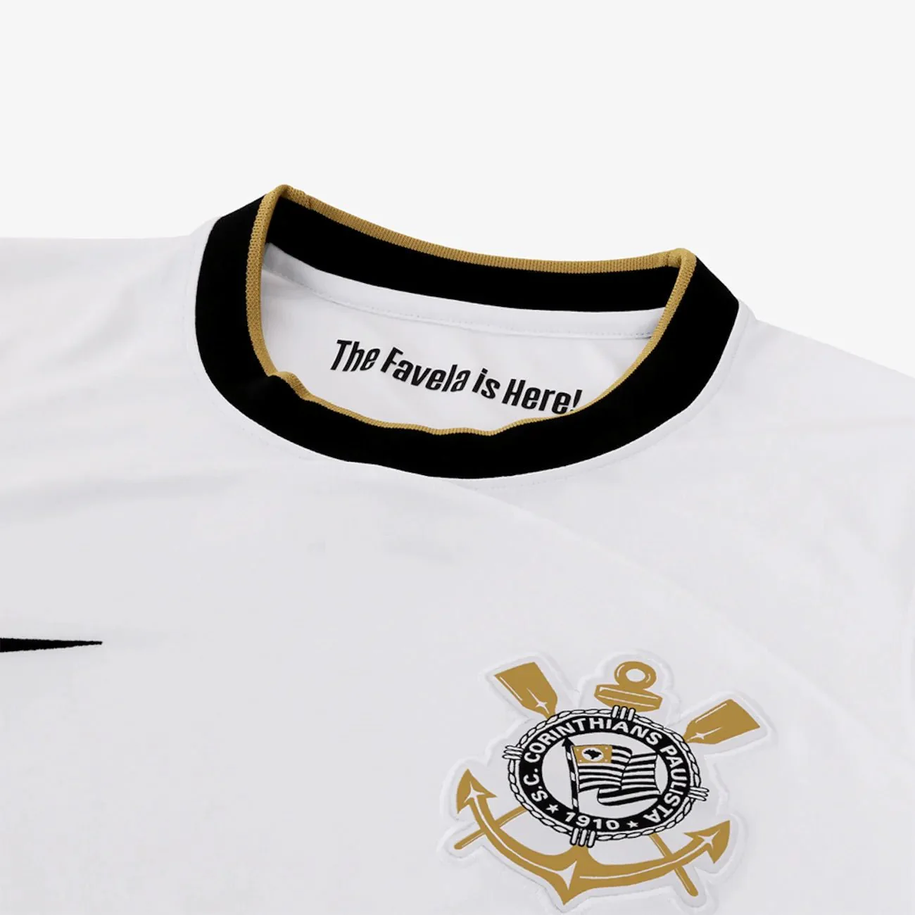 Nike 2022-23 Corinthians Home Jersey - White-Black - Image 5