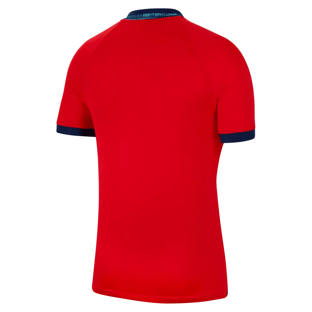 Nike 2022-23 England Away Jersey - Red-Blue Void - Image 2