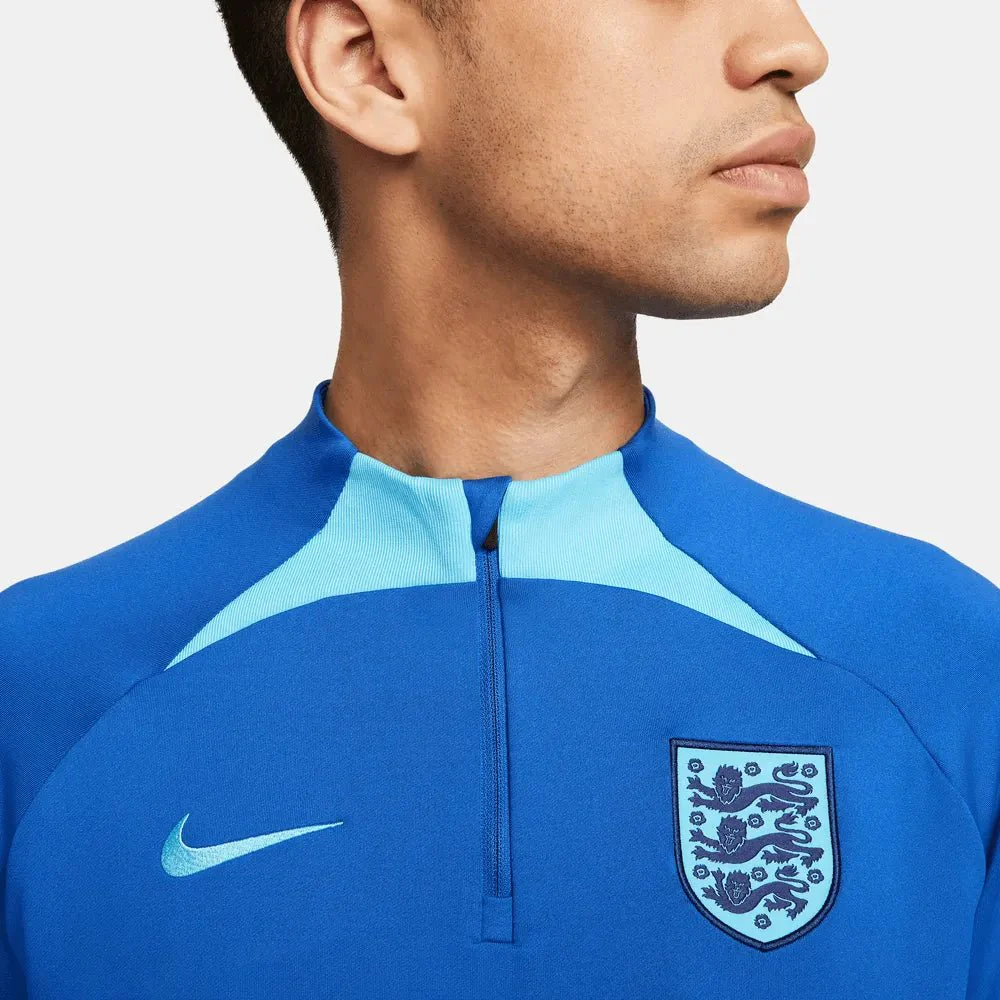 Nike 2022-23 England Strike Drill Top - Game Royal-Blue Fury - Image 3