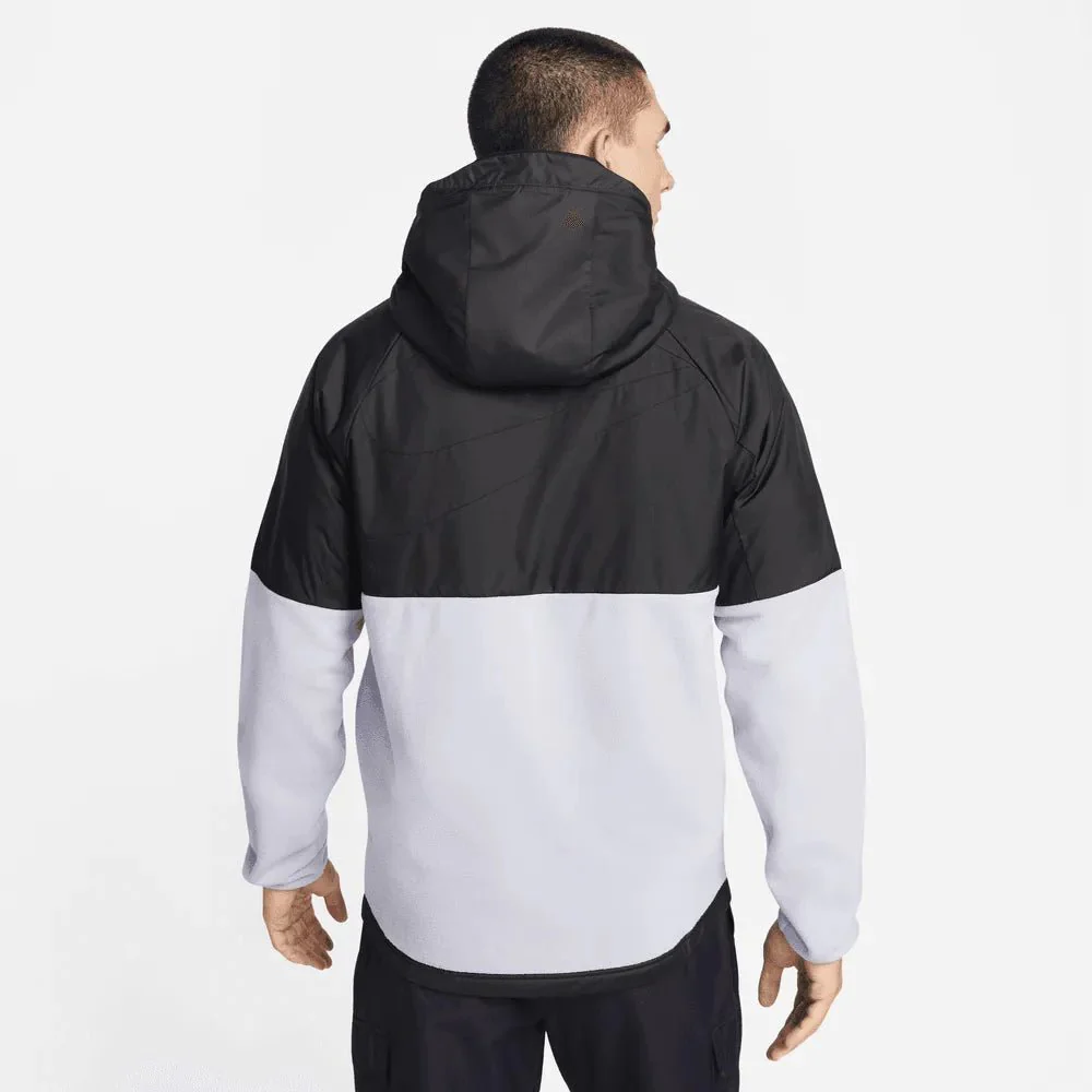 Nike 2022-23 FC Barcelona AWF Full Zip Winter Jacket - Black-Grey - Image 2