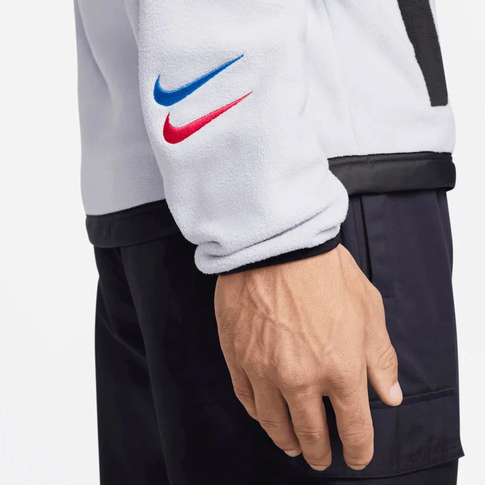 Nike 2022-23 FC Barcelona AWF Full Zip Winter Jacket - Black-Grey - Image 4