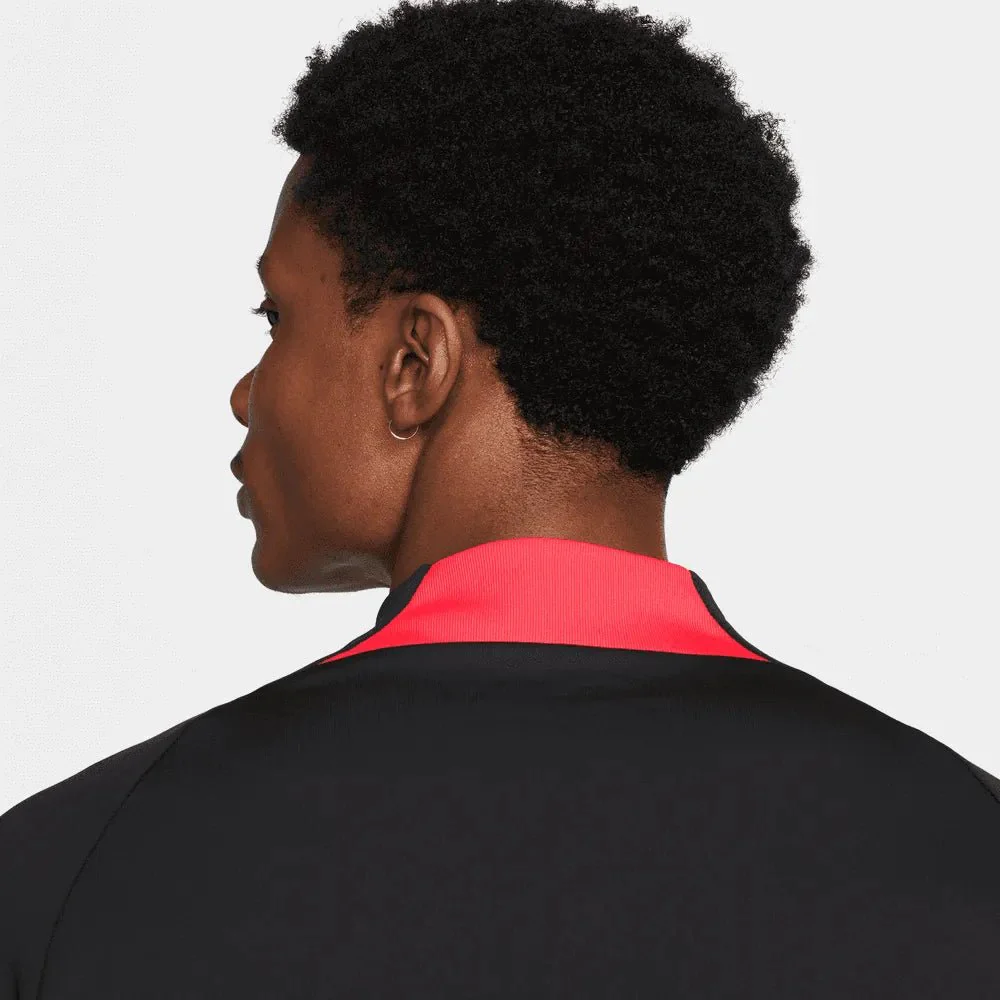 Nike 2022-23 Liverpool Strike Drill Top - Black-Siren Red - Image 4