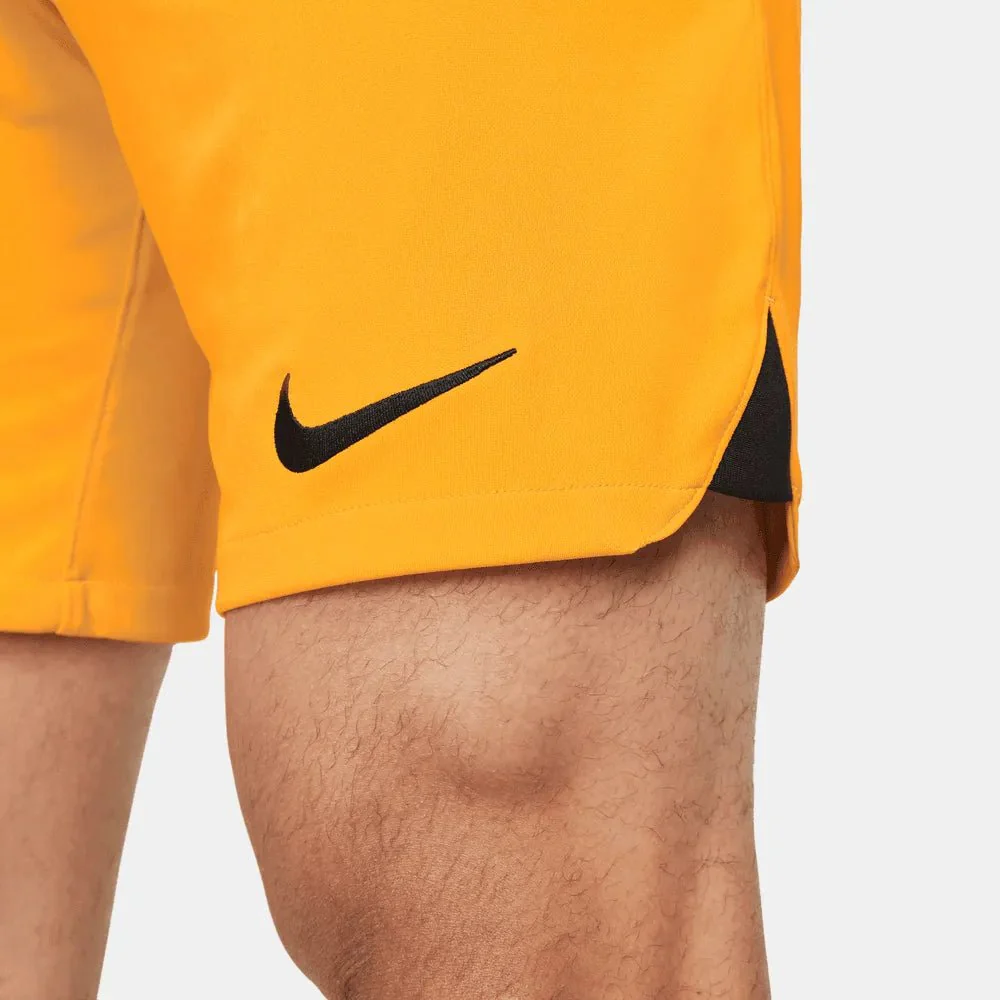 Nike 2022-23 Netherlands Home Shorts - Orange-Black - Image 6