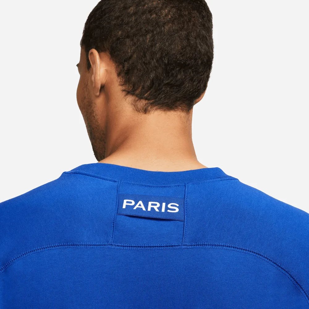 Nike 2022-23 Paris Saint-Germain Travel T-Shirt - Old Royal-Global Red-White - Image 4