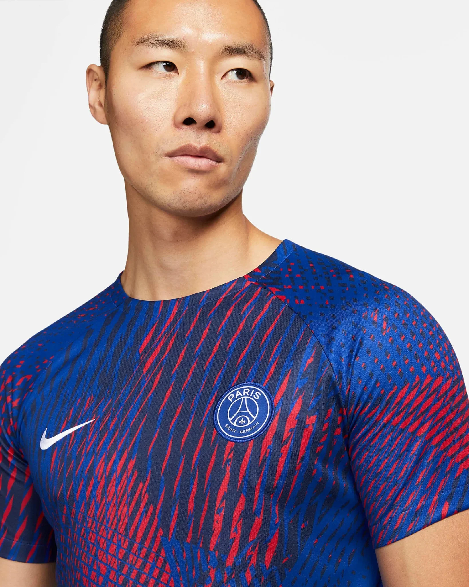 Nike 2022-23 PSG Men's Pre-Match Jersey - Image 3