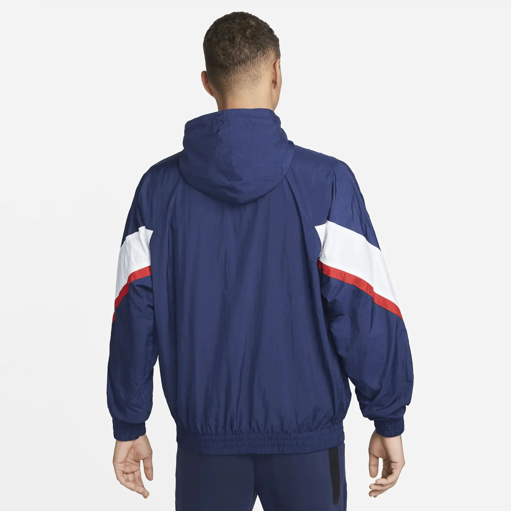 Nike 2022-23 PSG Strike Woven Anthem Jacket - Midnight Navy-White - Image 2