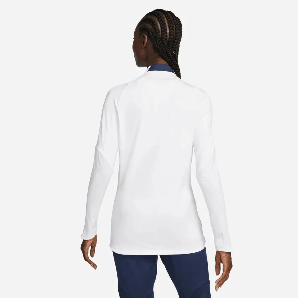 Nike 2022-23 PSG Women's Strike Drill Top - White-Navy - Image 2