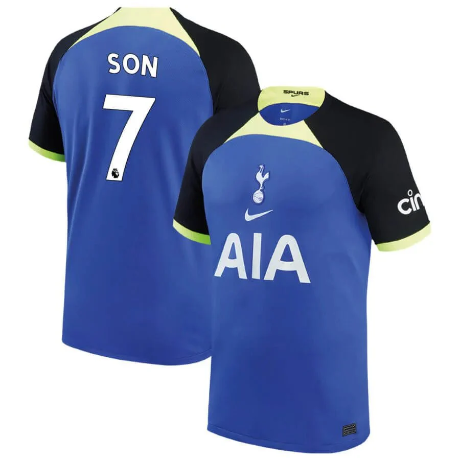 Nike 2022-23 Tottenham Away Jersey - Lapis-Black-White - Image 2