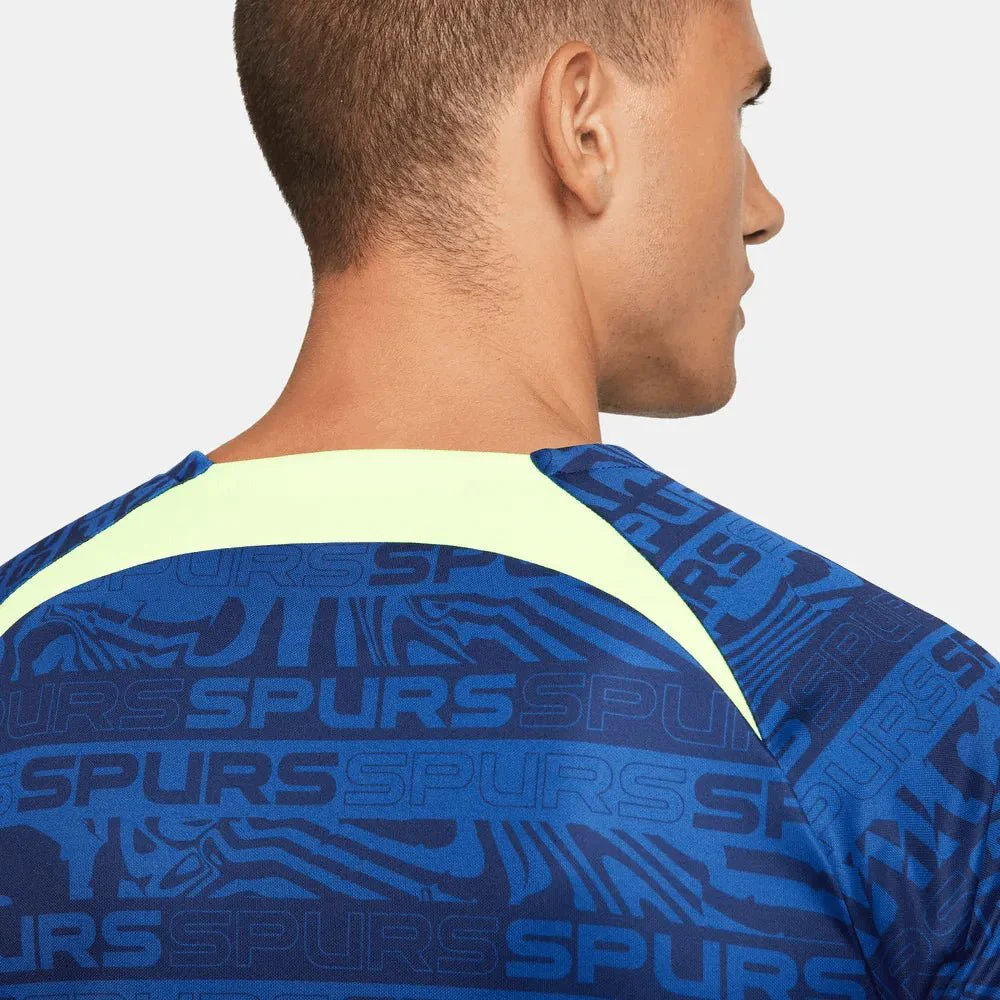 Nike 2022-23 Tottenham Pre-Match Jersey - Indigo Force-Volt - Image 4