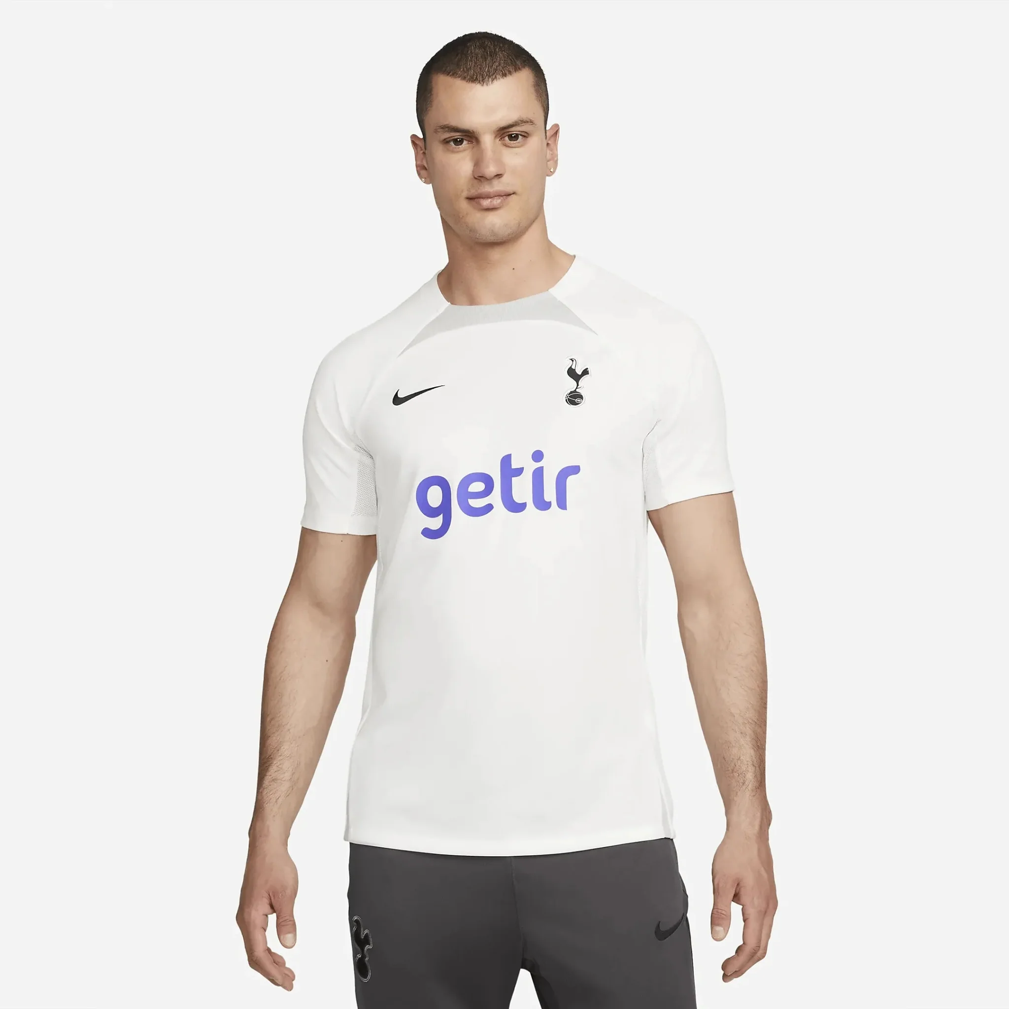 Nike 2022-23 Tottenham Strike Top - White-Black