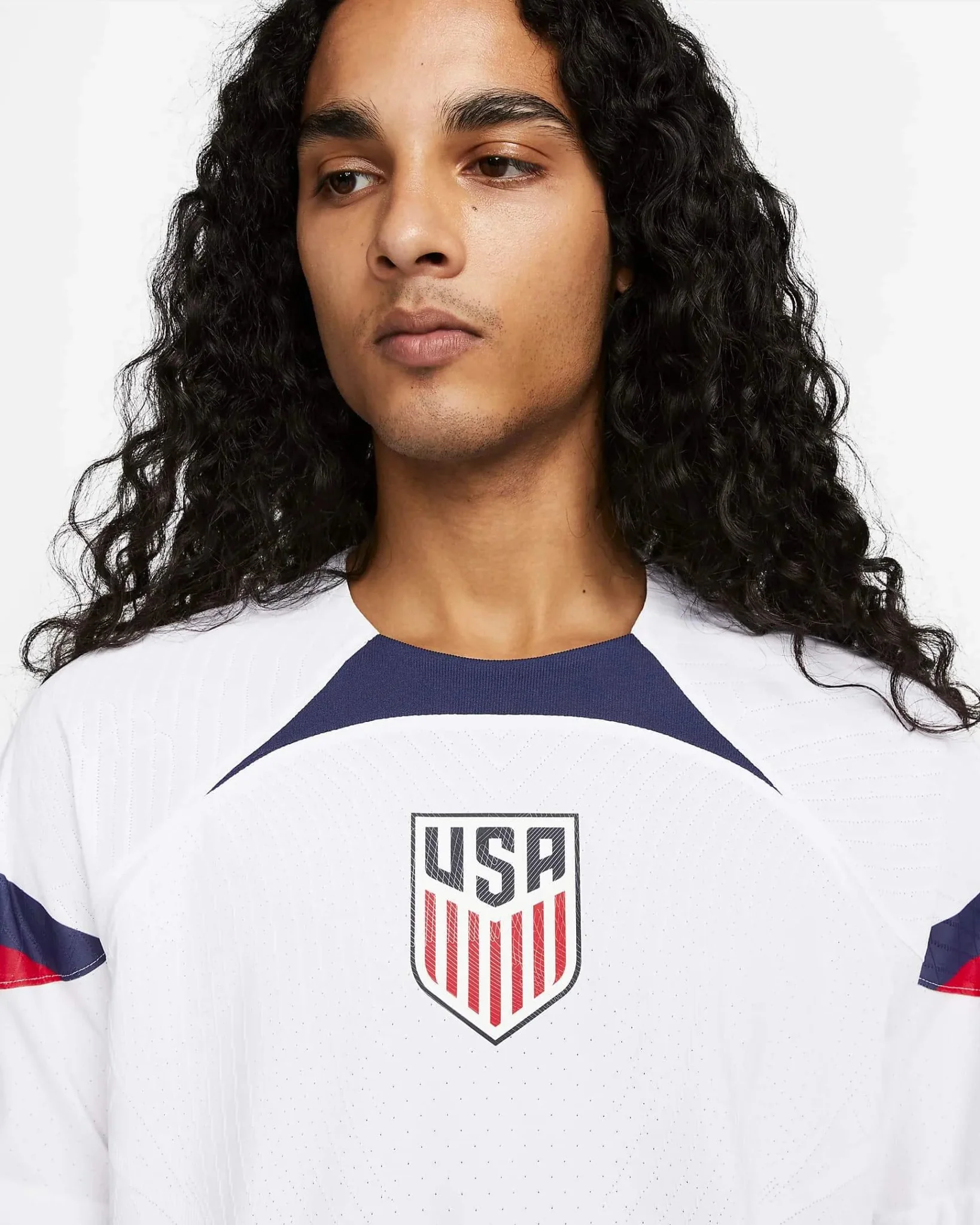 Nike 2022-23 USMNT Authentic Home Jersey - White - Image 2