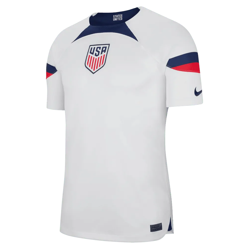 Nike 2022-23 USMNT Home Jersey White-Loyal Blue