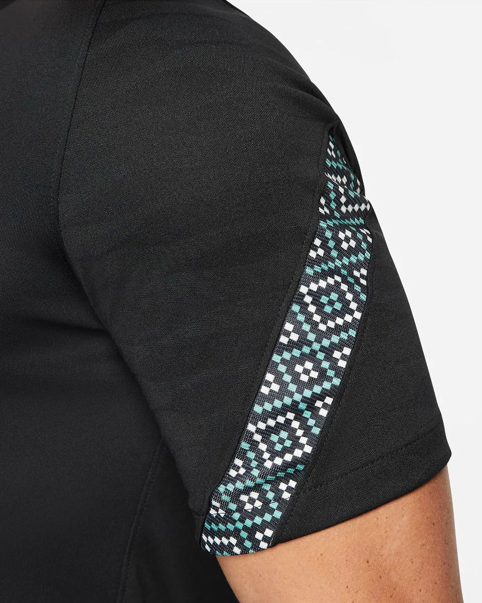 Nike 2022 Club America DF Strike Top SS - Black-Healing Jade - Image 3