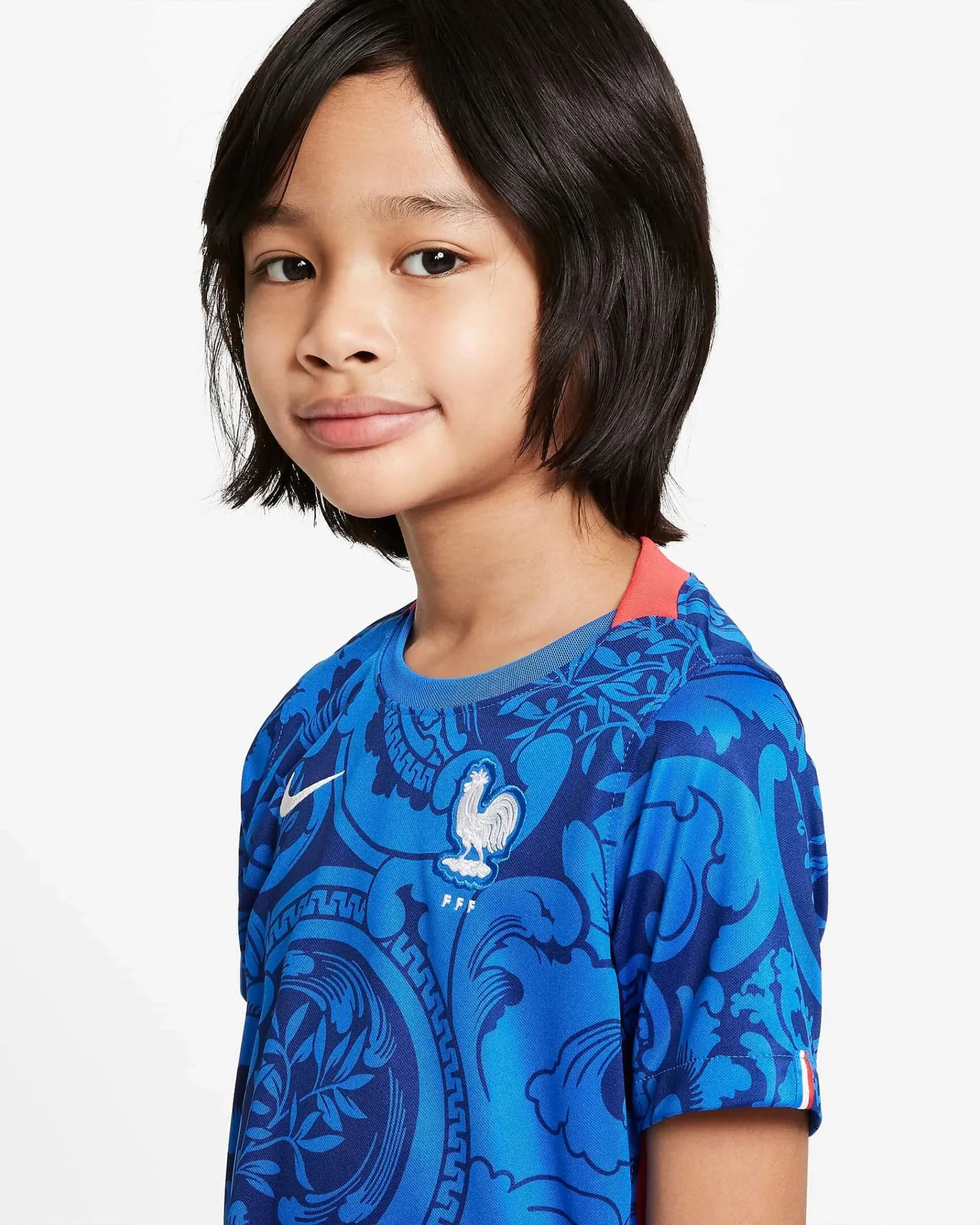 Nike 2022 France Kids' Mini Kit - Blue-White - Image 3