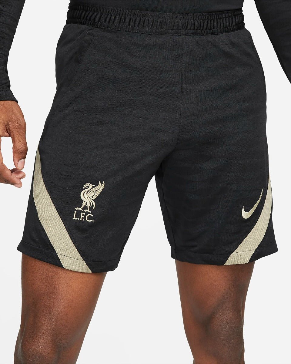 Nike 2022 Liverpool DF Strike Shorts KZ - Black-Mystic Stone - Image 2