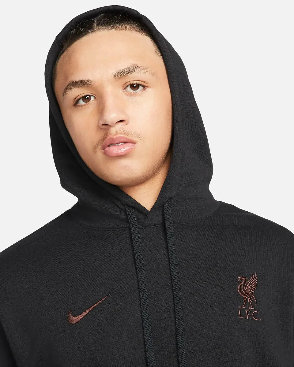 Nike 2022 Liverpool NSW Club  Hoodie - Black-Mystic Stone - Image 3