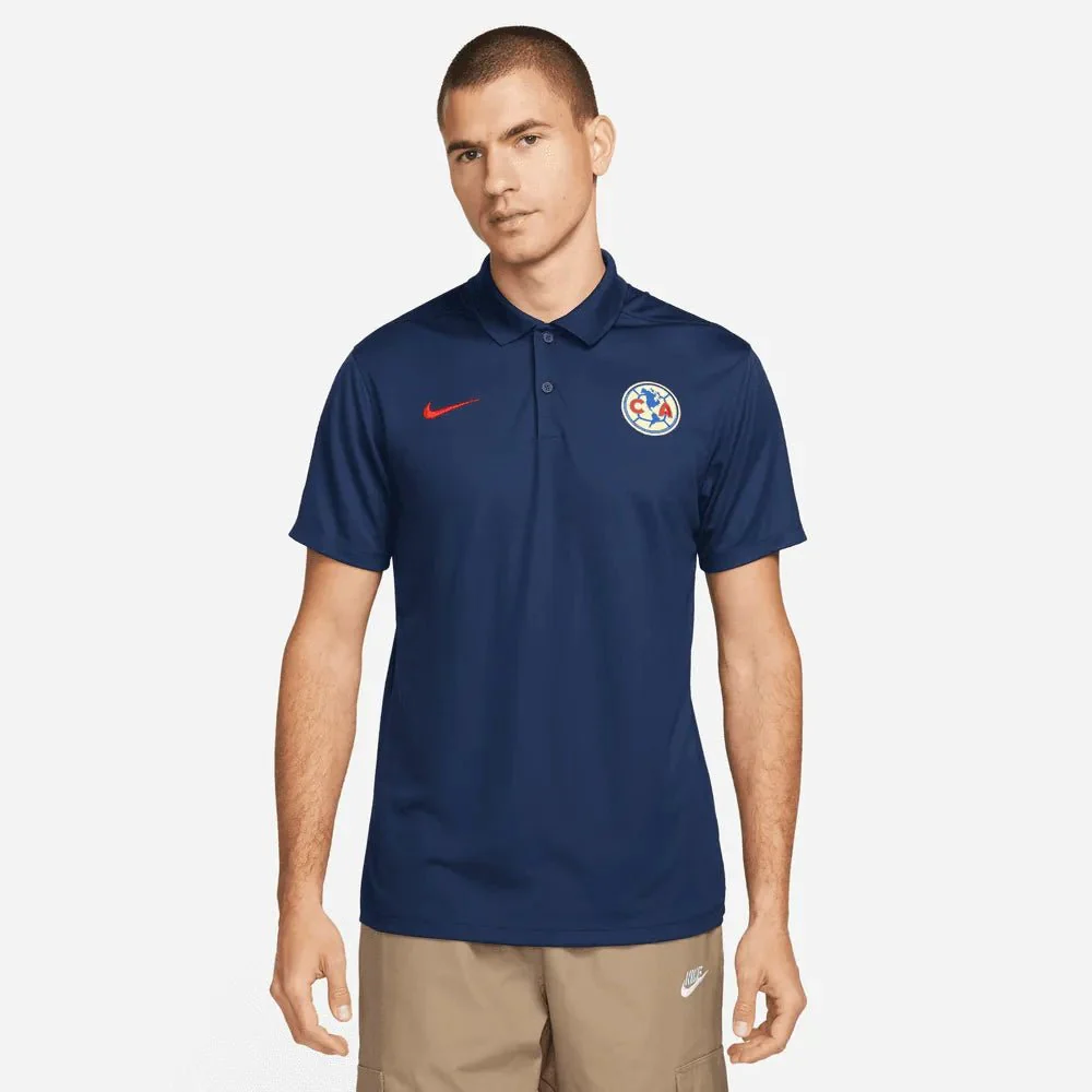 Nike 2023-24  Club America DF Polo - Navy - Red