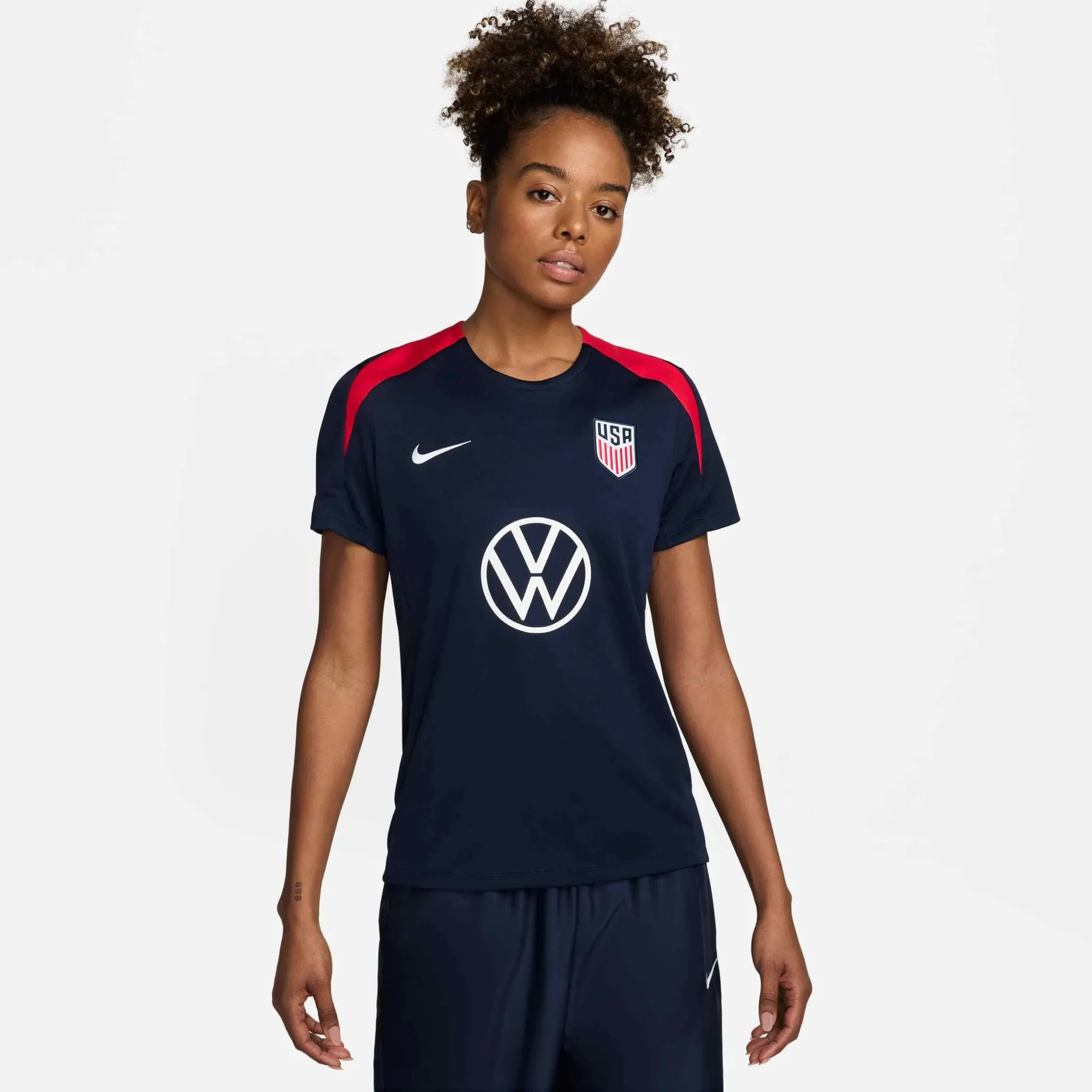 Nike 2024-25 USMNT Women Dri-Fit Short-Sleeve Knit Top