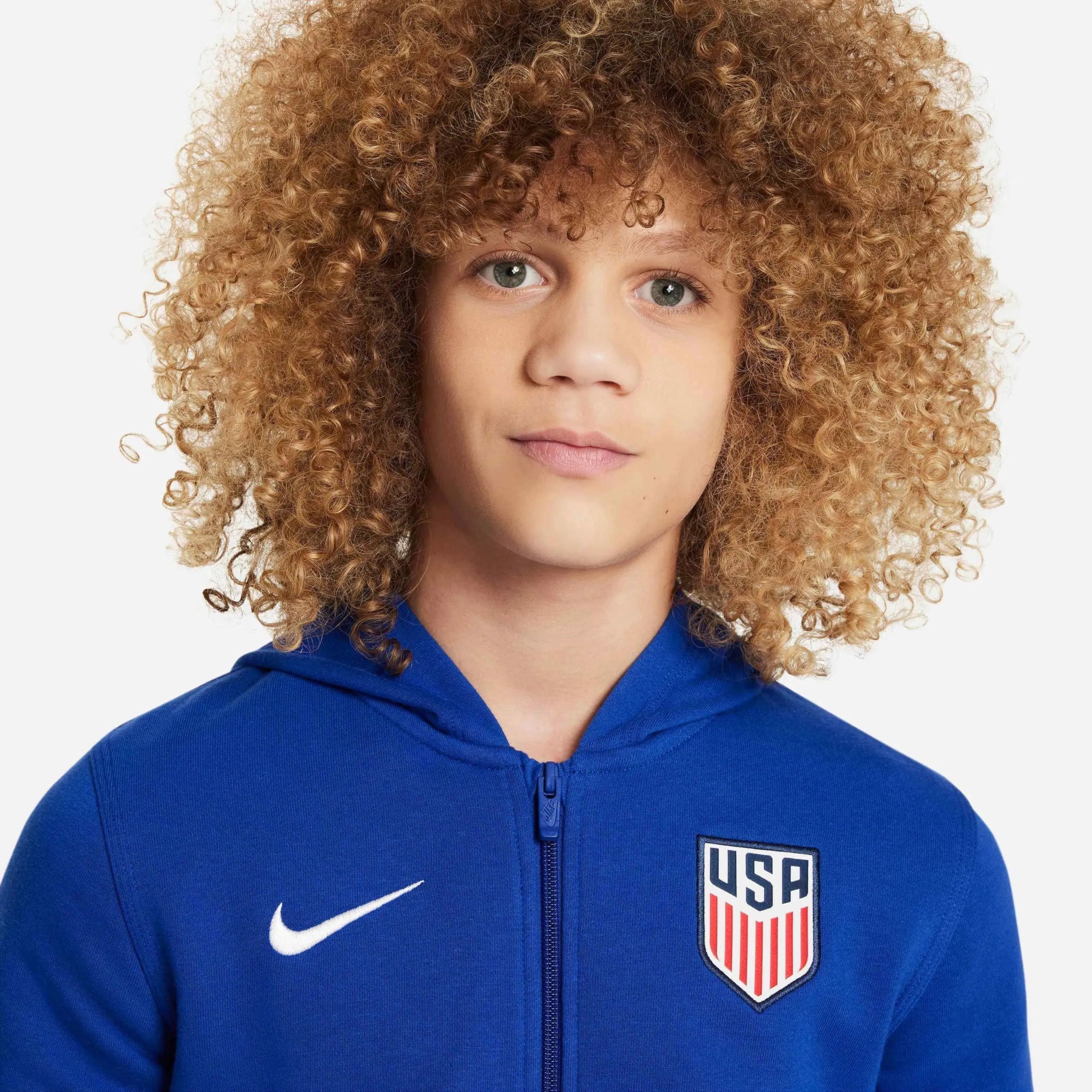 Nike 2024-25 USMNT Youth FZ French Terry Hoodie - Image 3