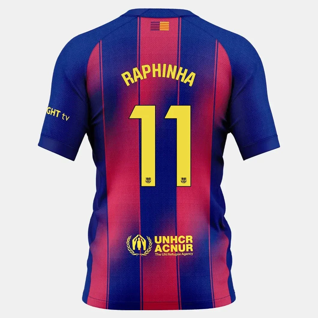 Nike 2025-26 Barcelona Youth Stadium Home Soccer Jersey - Image 10