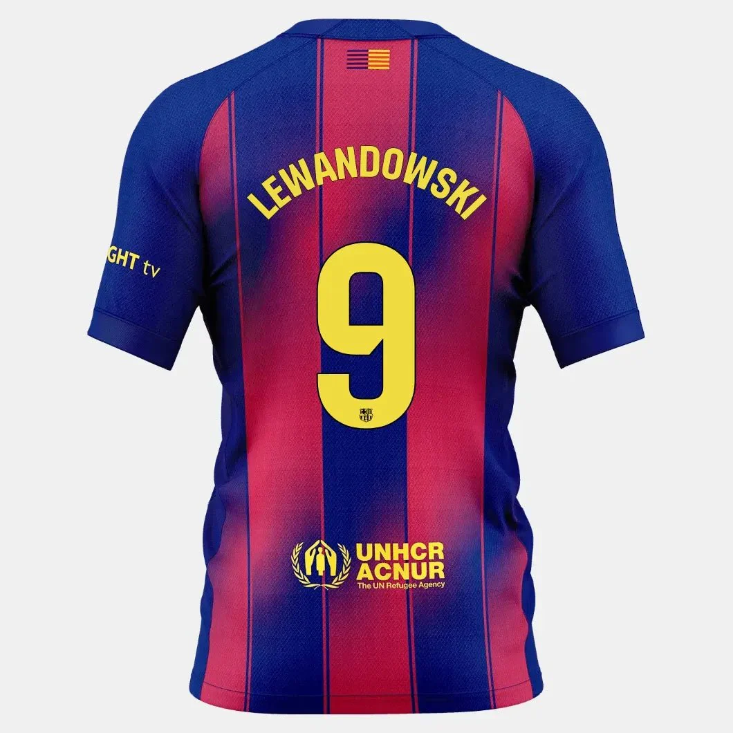 Nike 2025-26 Barcelona Youth Stadium Home Soccer Jersey - Image 12
