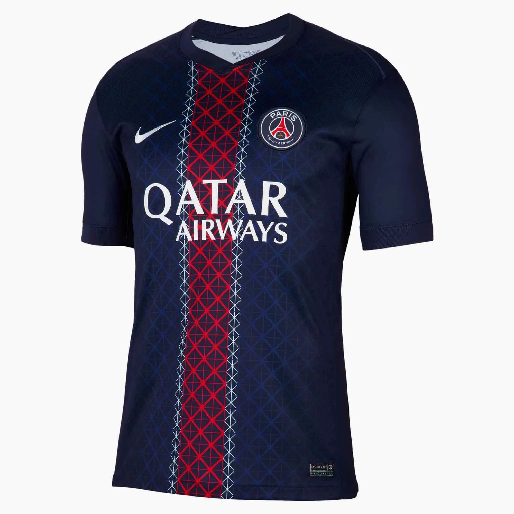 Nike 2025-26 PSG Men's Stadium Home Soccer Jersey