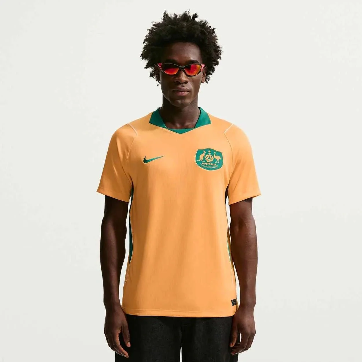 Nike 2026 Australia Men's Stadium Home Soccer Jersey