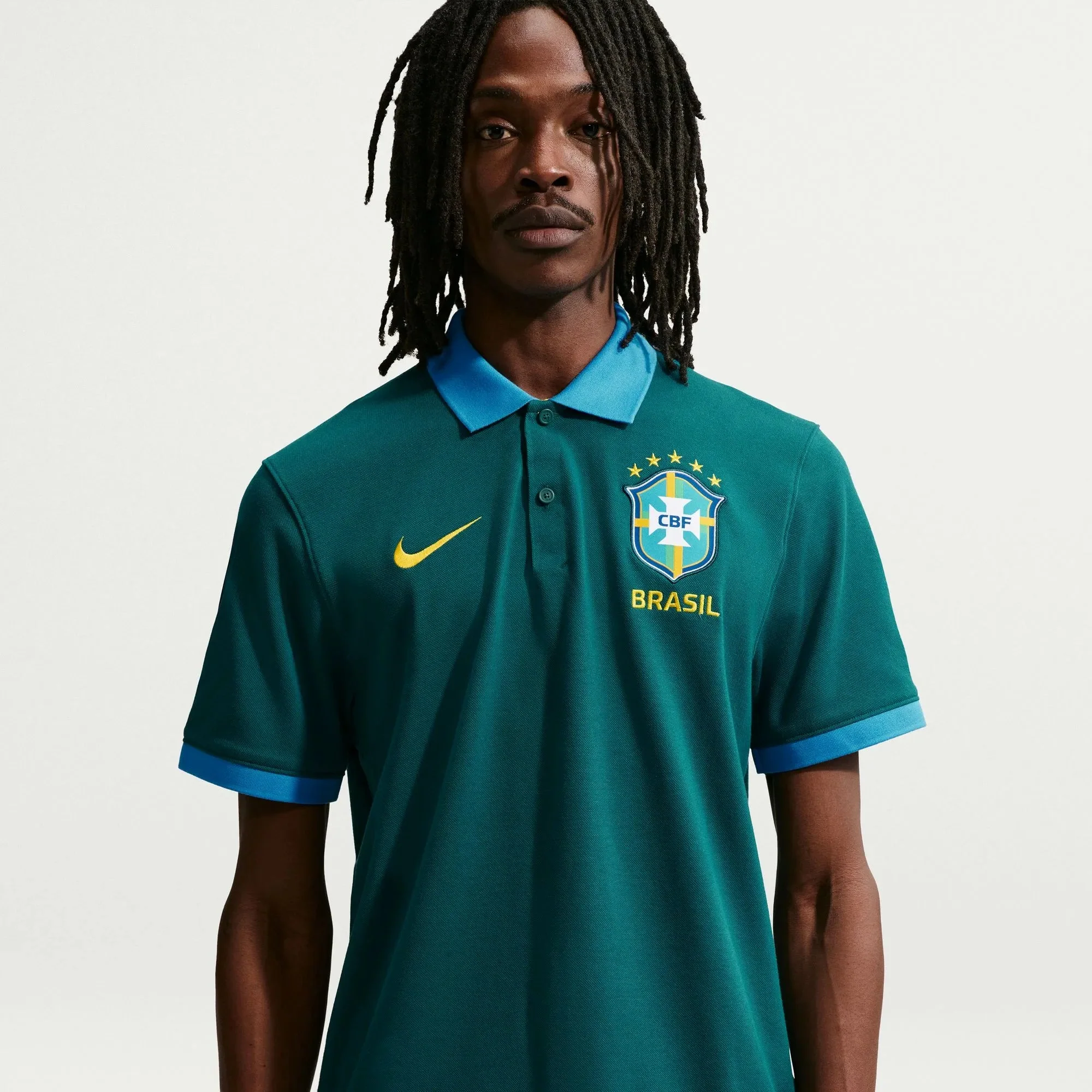 Nike 2026 Brazil Men's The Nike Polo 2.0 - Image 3