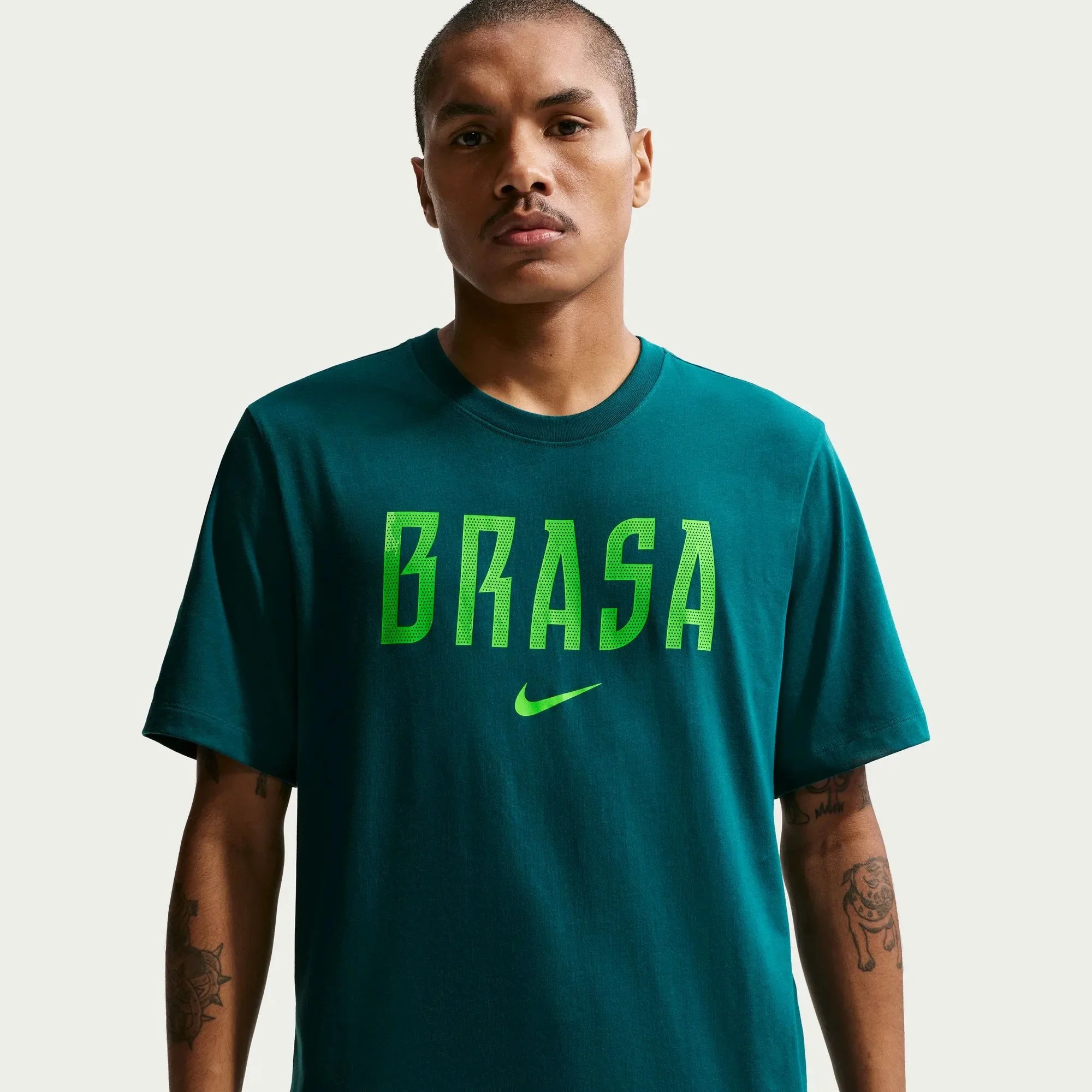 Nike 2026 Brazil Men's Wordmark Tee - Image 4