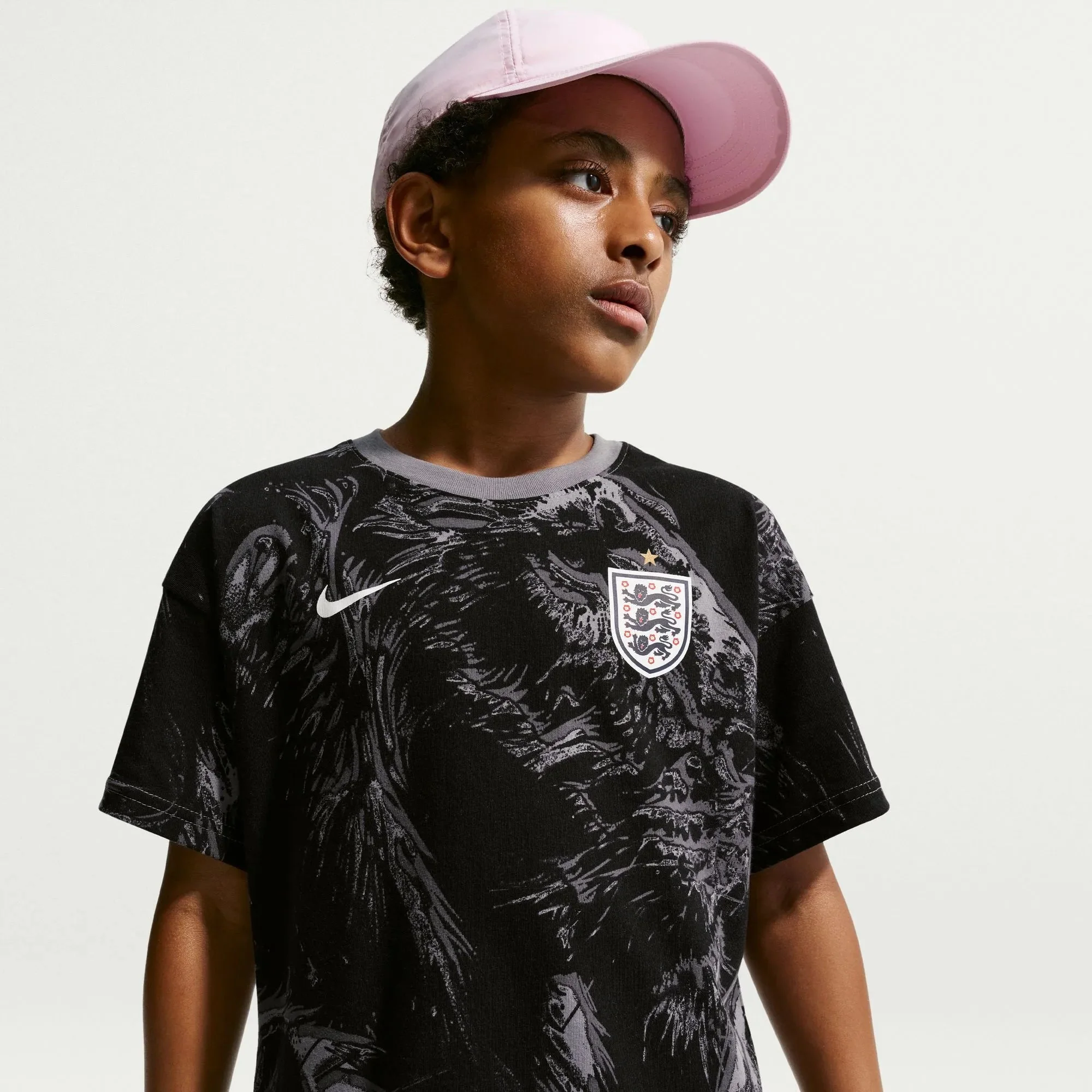 Nike 2026 England Youth All Over Print Tee - Image 3