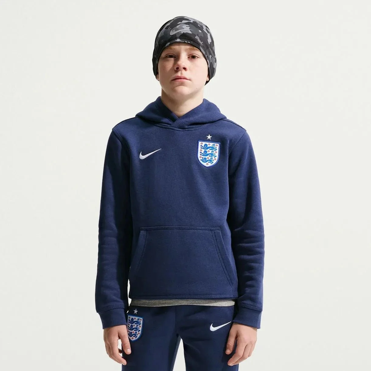 Nike 2026 England Youth Club Pullover Hoodie