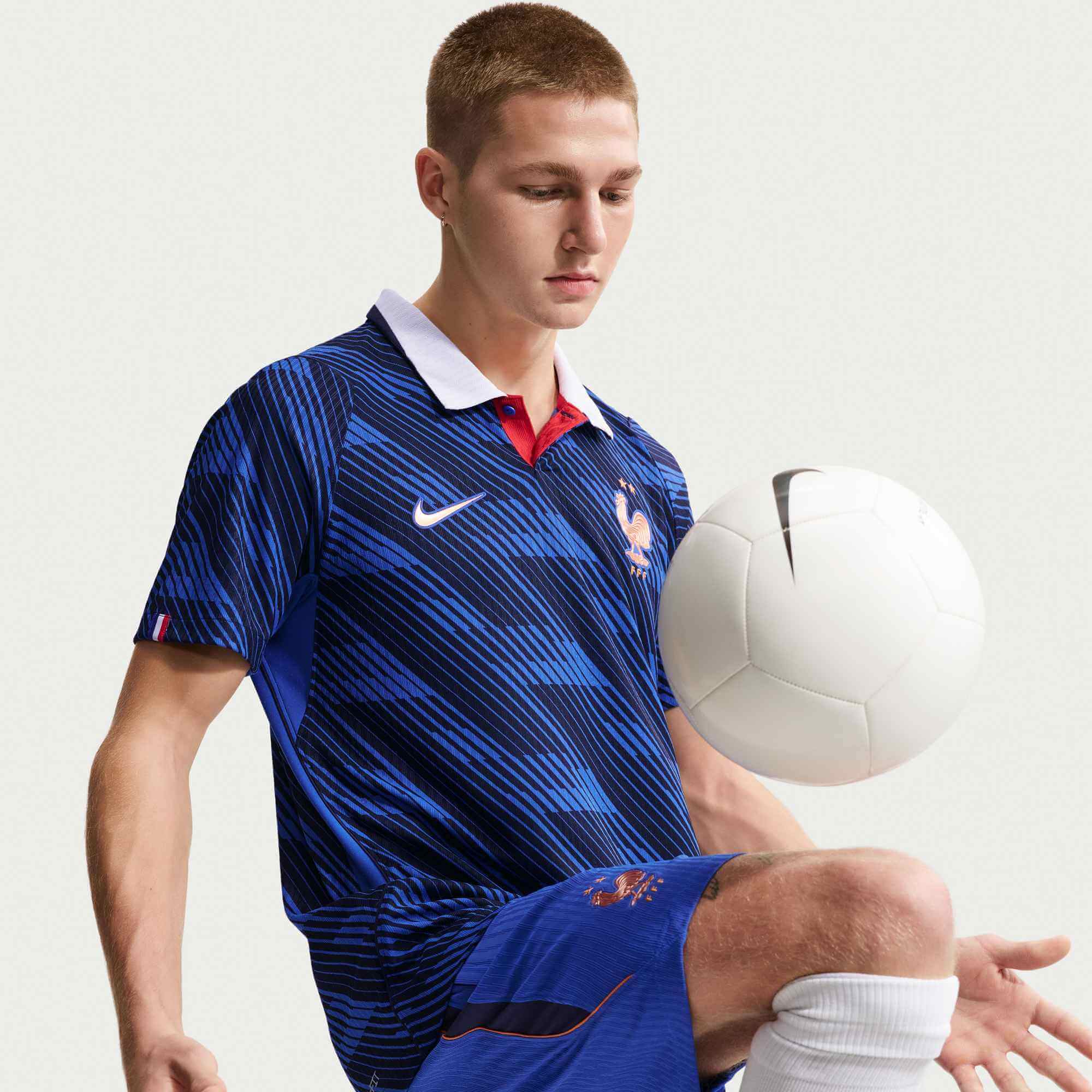 Nike 2026 France Men's Authentic Home Soccer Jersey - Image 7