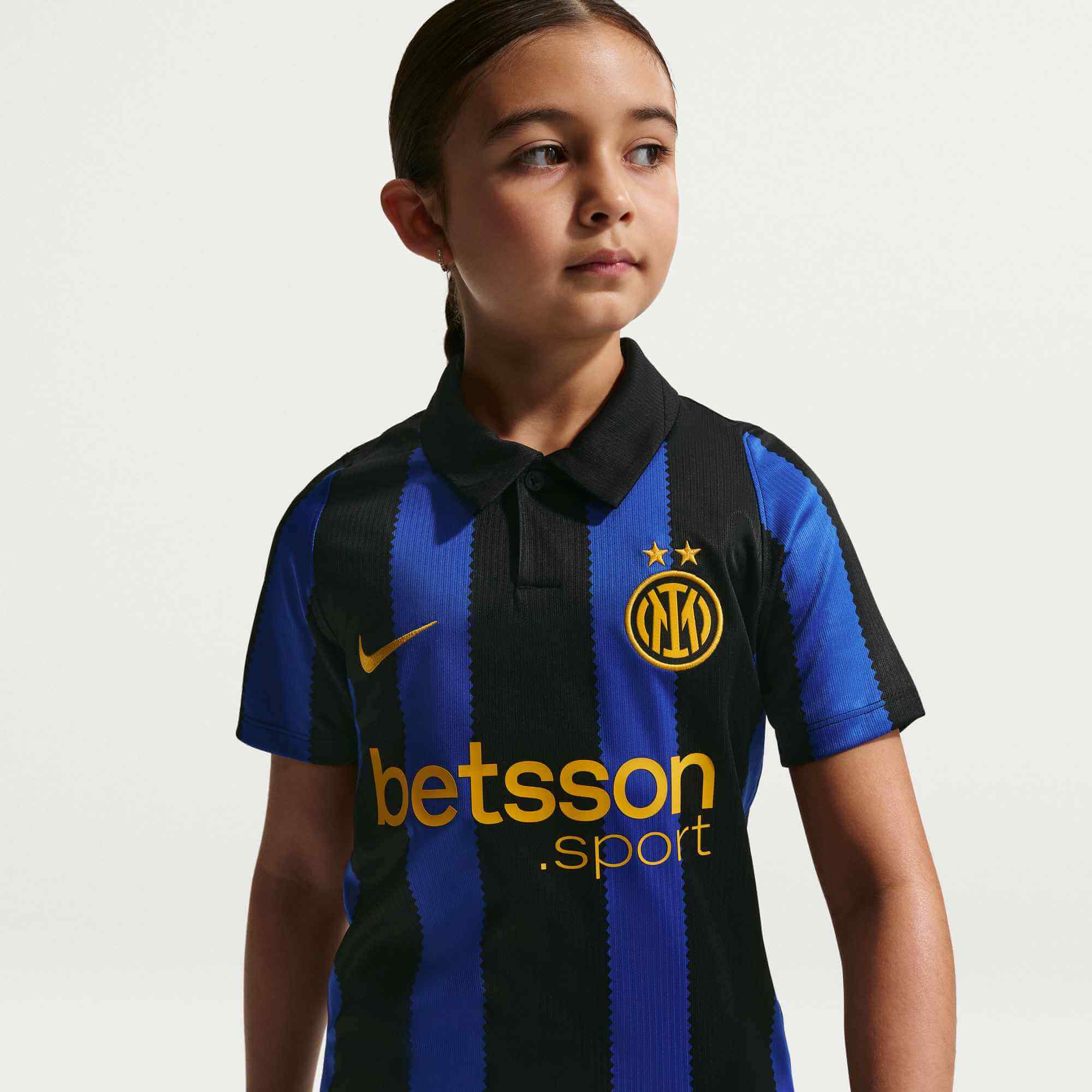 Nike 2026-27 Inter Milan Youth Stadium Home Soccer Jersey - Image 4