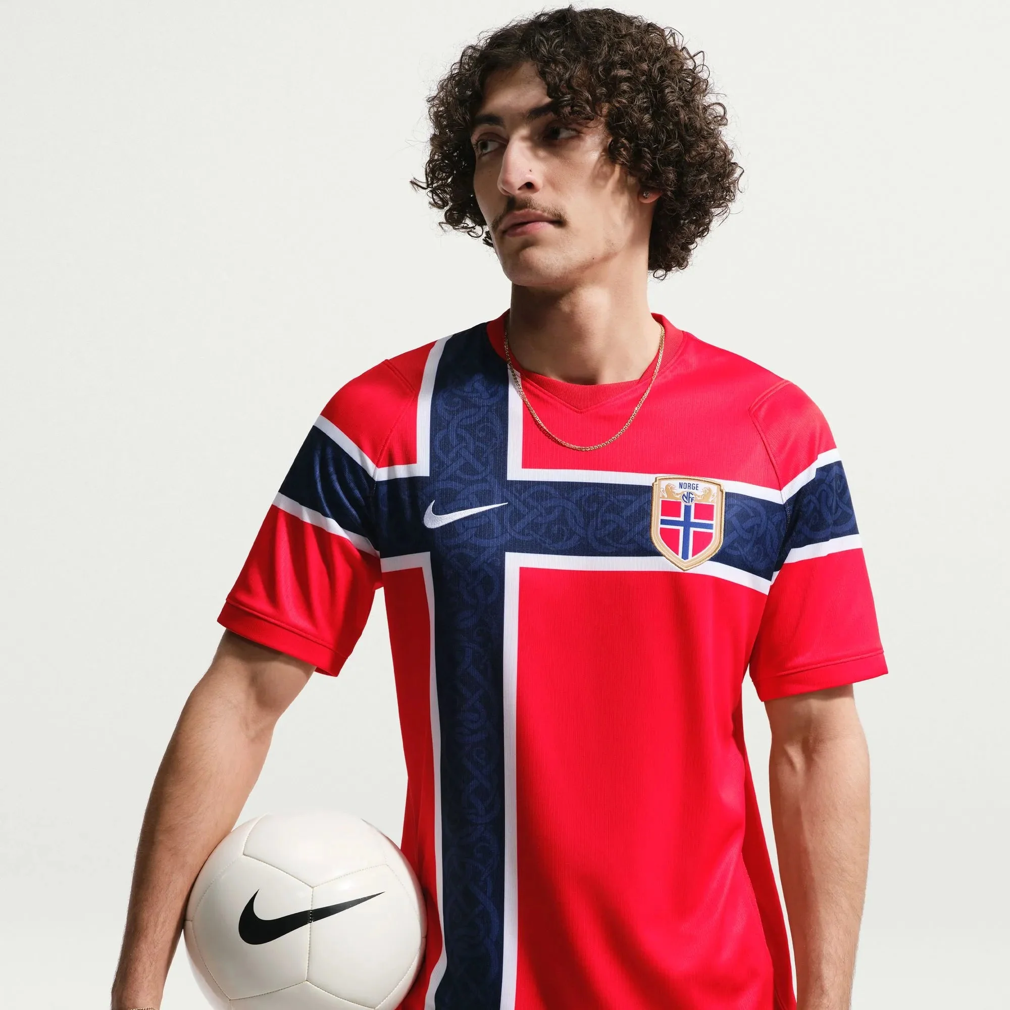 Nike 2026 Norway Men's Stadium Home Soccer Jersey - Image 6