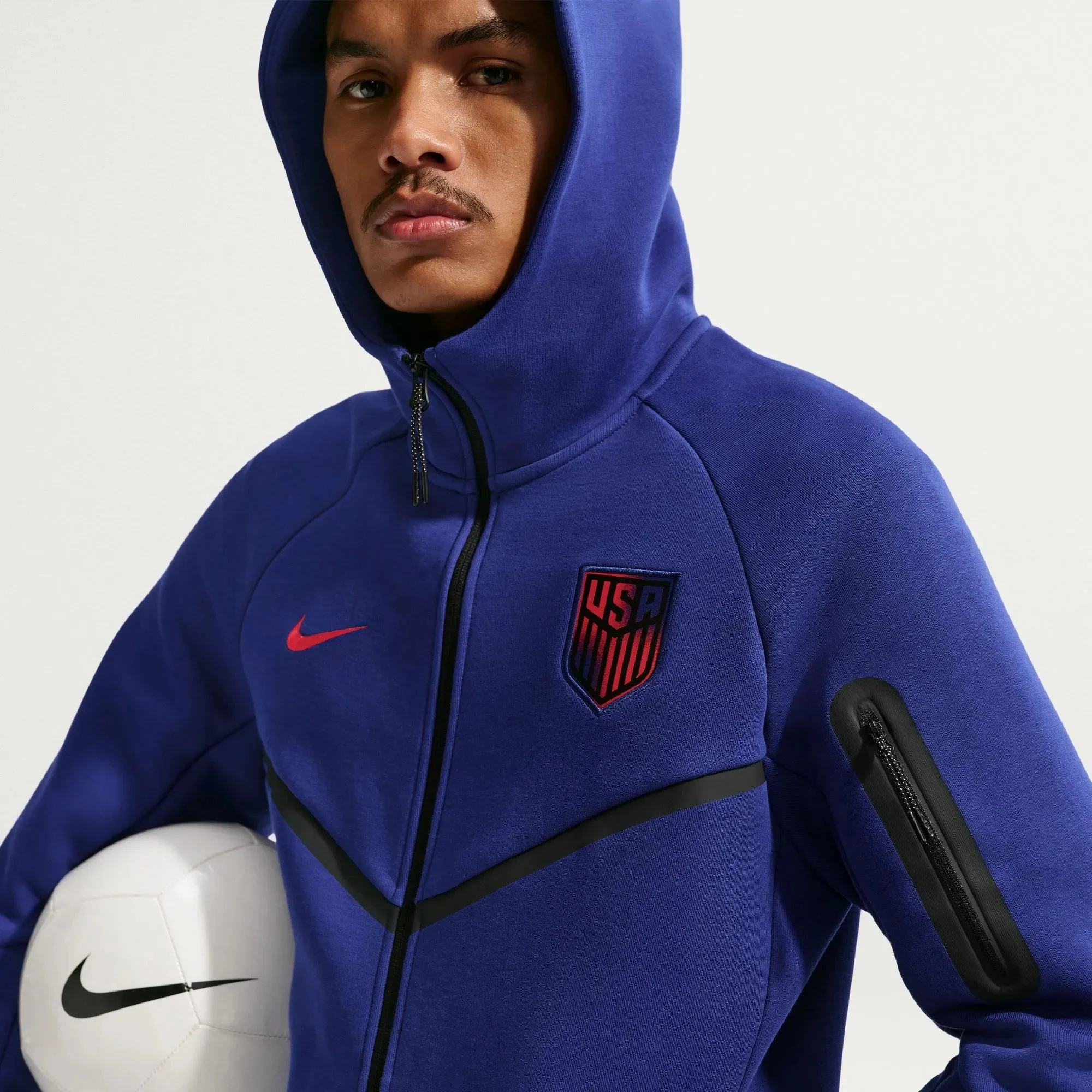 Nike 2026 USMNT Men's Full-Zip Tech Fleece Hoodie - Image 5