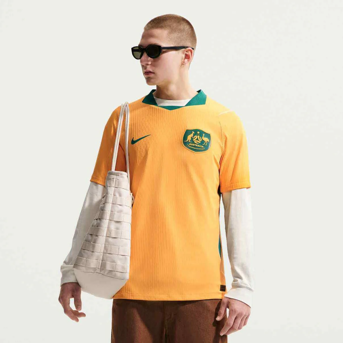 Nike 2026 Australia Men's Authentic Home Soccer Jersey - Image 4