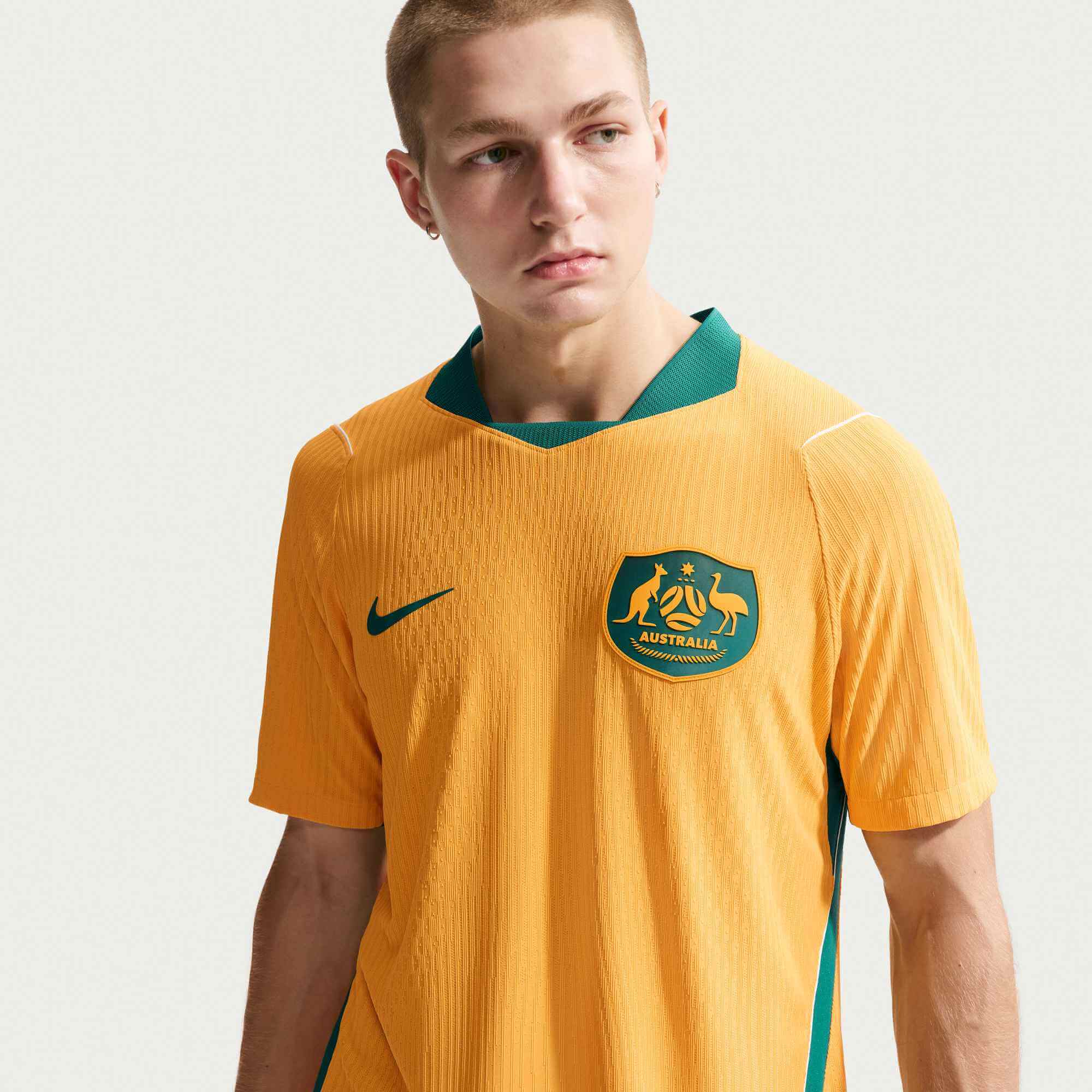 Nike 2026 Australia Men's Authentic Home Soccer Jersey - Image 6