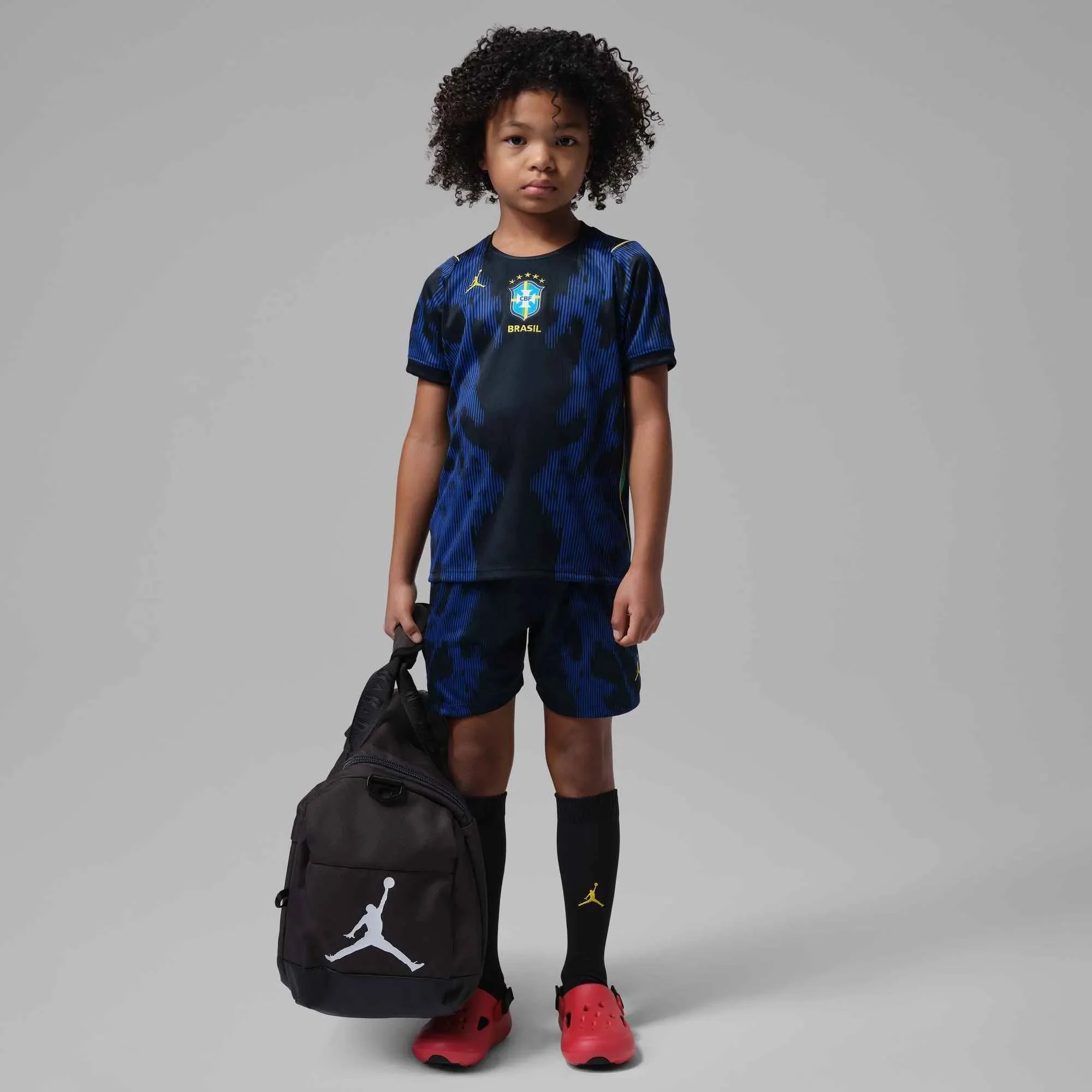 Nike 2026 Brazil Little Kids' Stadium Away Kit - Image 2