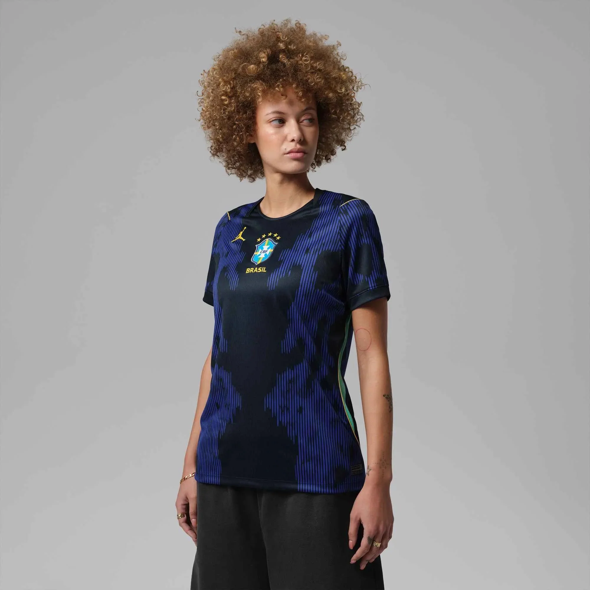 Nike 2026 Brazil Women's Stadium Away Soccer Jersey - Image 3