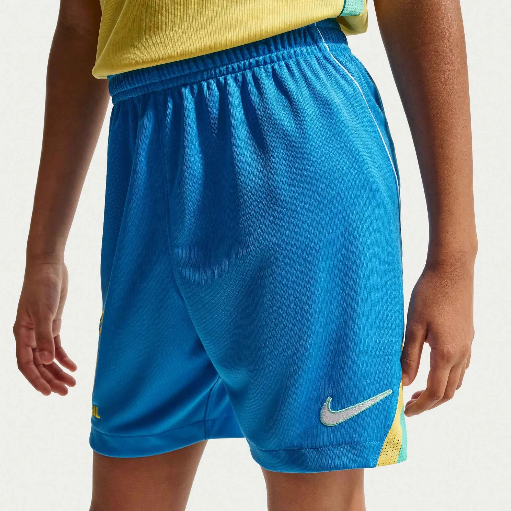 Nike 2026 Brazil Youth Stadium Home Shorts - Image 4