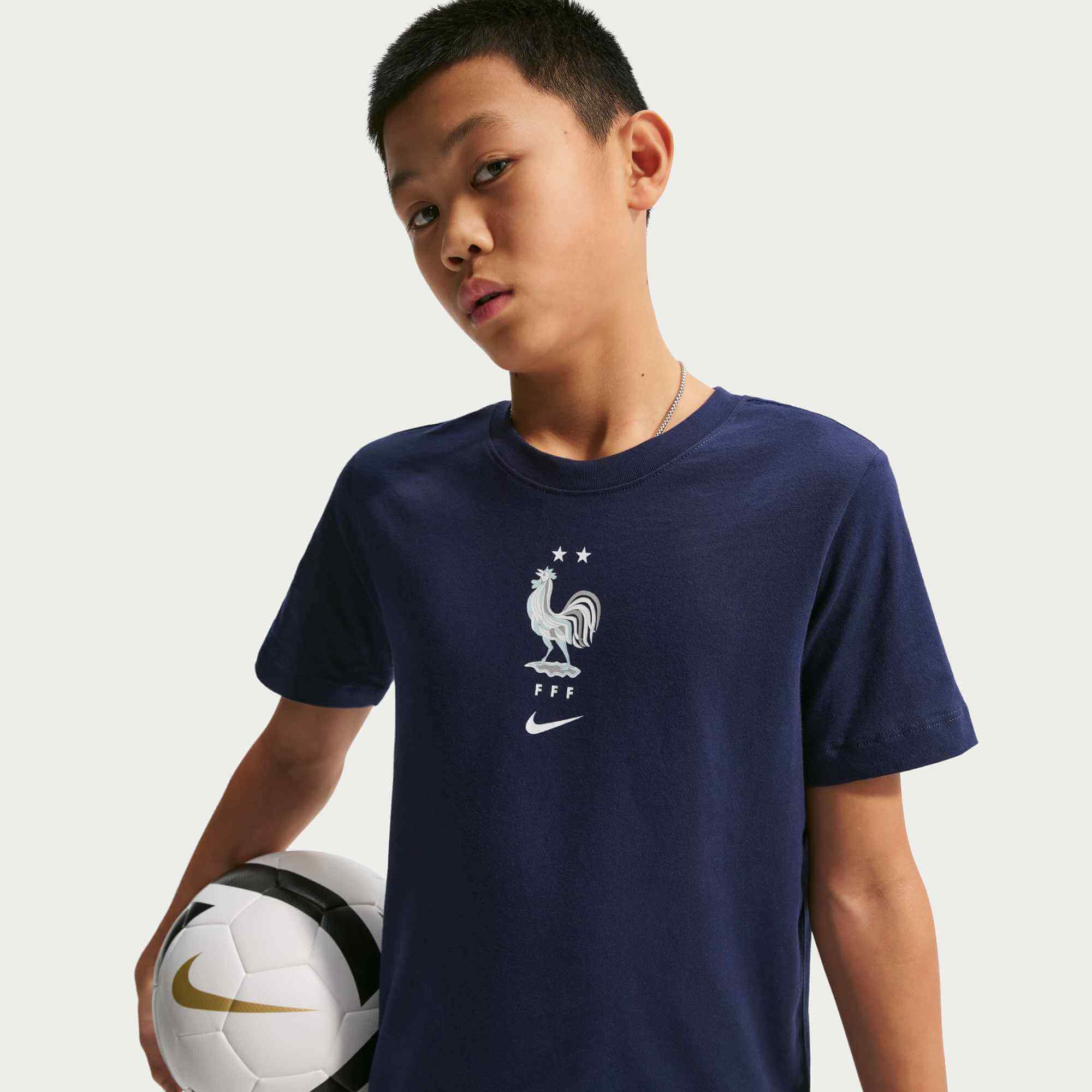 Nike 2026 France Youth Crest Tee - Image 3