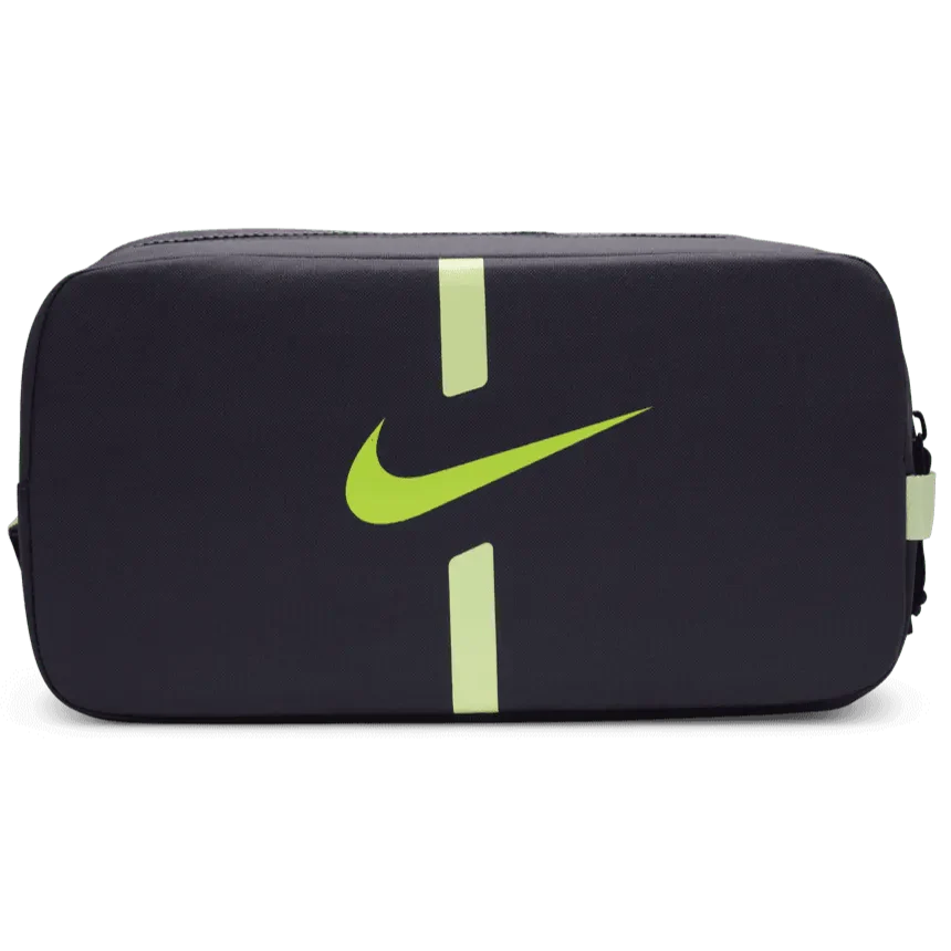 Nike Academy Shoe Bag - Grey - Volt - Image 2