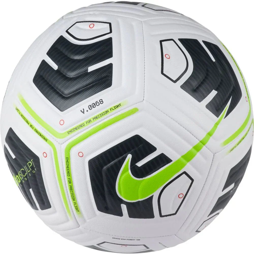 Nike Academy Soccer Ball - White-Black-Volt - Image 2