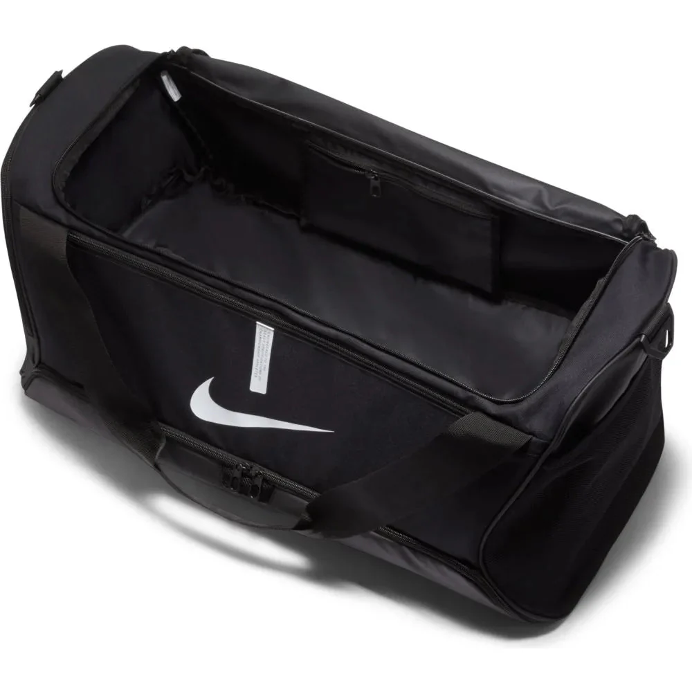 Nike Academy Team Medium Duffel Bag - Black-White - Image 4