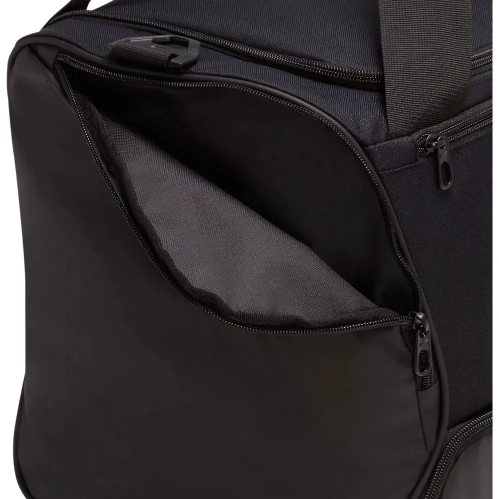 Nike Academy Team Medium Duffel Bag - Black-White - Image 7