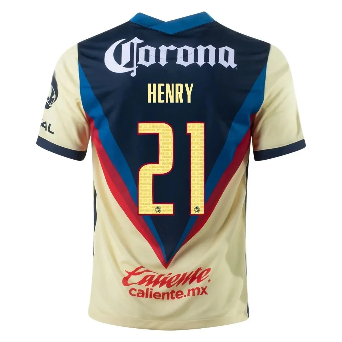 Nike Club America Home Jersey 2020-21 (Yellow - Navy) - Image 8
