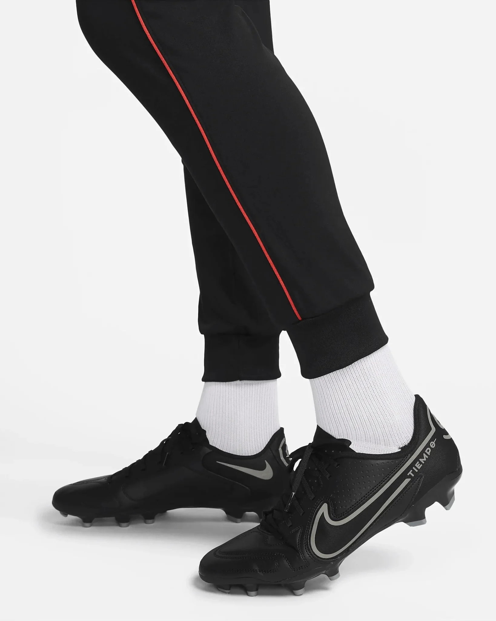 Nike Dri-Fit  F.C. Libero Pants - Black-Habanero Red - Image 4