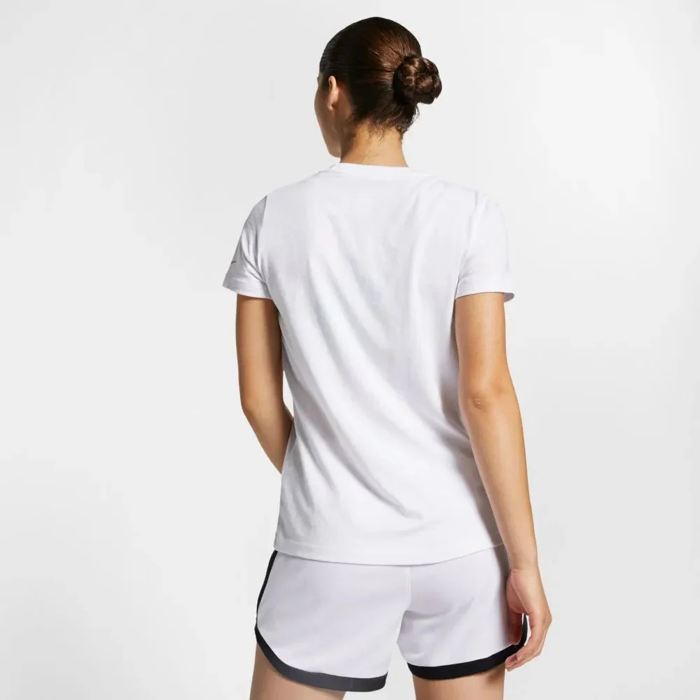 Nike France 2019-20 WOMEN'S Evergreen Crest Tee - White - Image 2