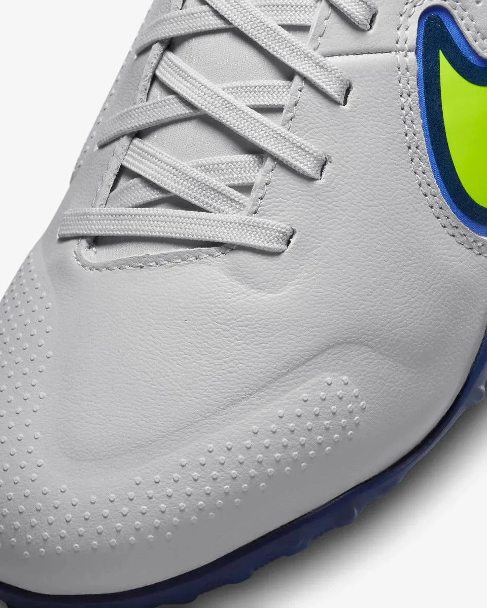 Nike Junior Legend 9 Academy TF - Grey-Sapphire-Volt - Image 7